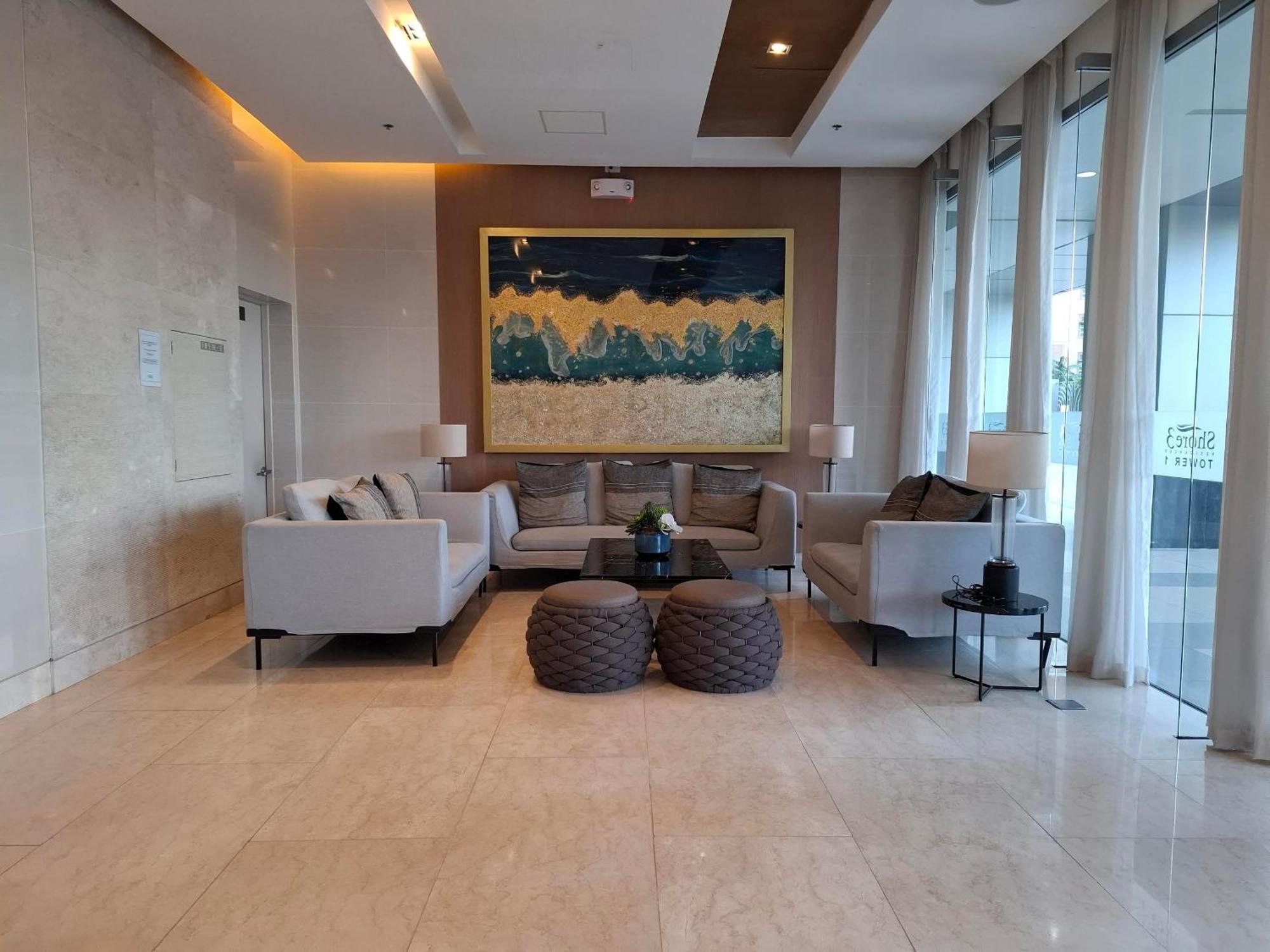 Shore 1 & 3 Residences Moa 1Br With Balcony By Darpm มะนิลา ภายนอก รูปภาพ