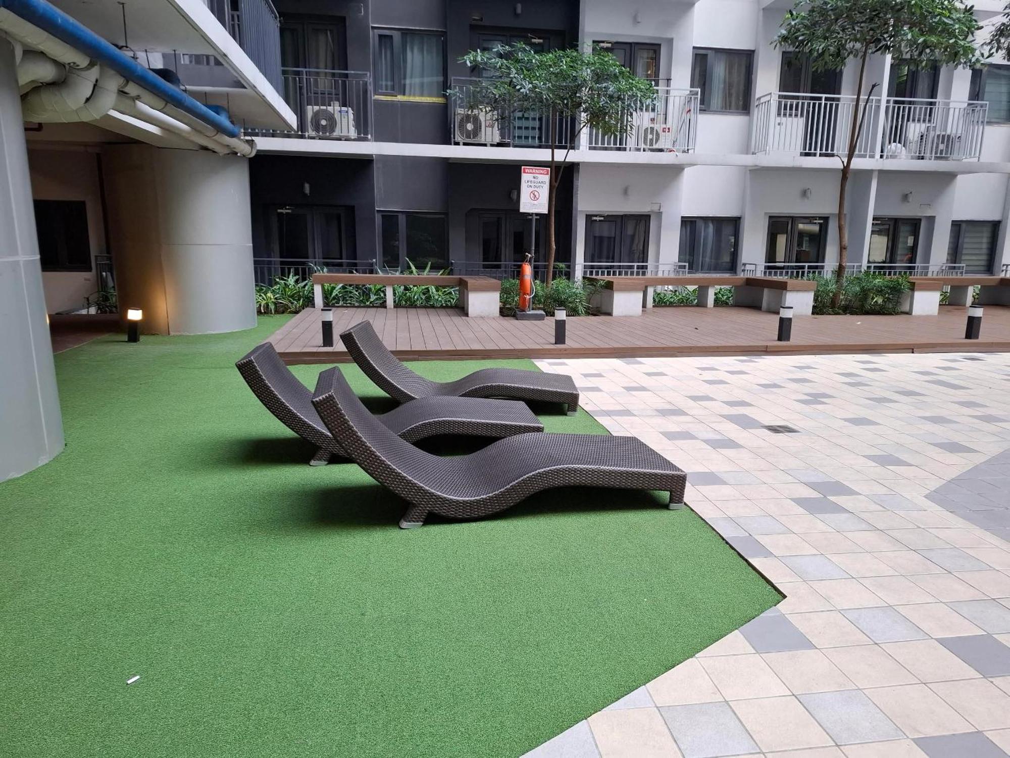 Shore 1 & 3 Residences Moa 1Br With Balcony By Darpm มะนิลา ภายนอก รูปภาพ